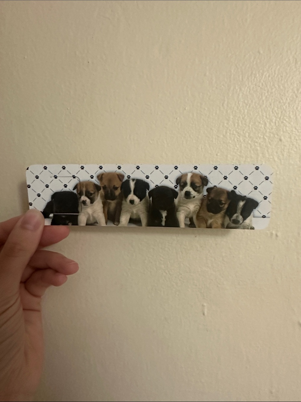 Puppy bookmark